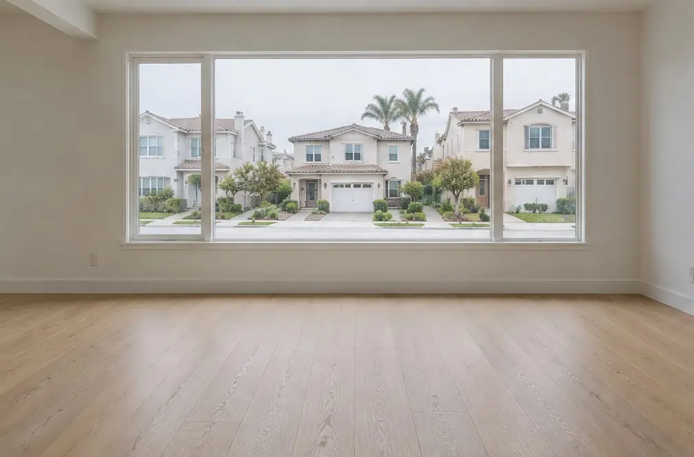 Illustration: a hardwood floor in a typical North Oxnard and Gonzales Road home