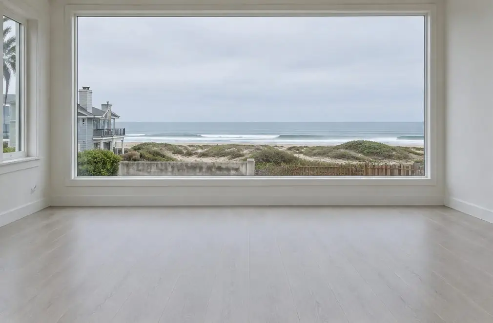 Illustration: a hardwood floor in a typical Oxnard Shores home